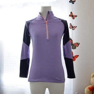 Ivivva purple athleisure sweater size Girls 14/Women S